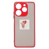 Чехол-накладка для Tecno Spark 10 Pro (красный) - PC041 Чехол-накладка для Tecno Spark 10 Pro (красный) - PC041