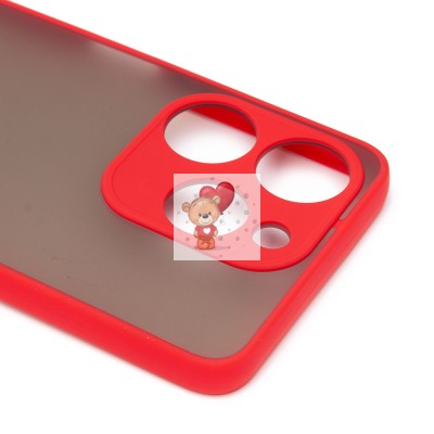 Чехол-накладка для Tecno Spark 10 Pro (красный) - PC041