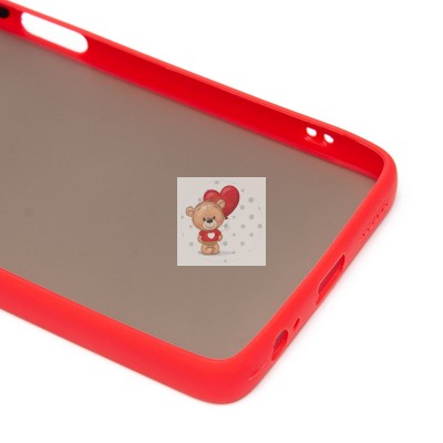 Чехол-накладка для Tecno Spark 10 Pro (красный) - PC041