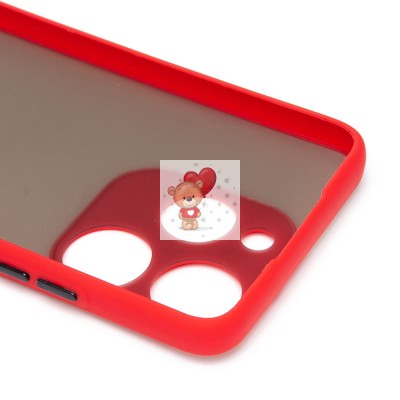 Чехол-накладка для Tecno Spark 10 Pro (красный) - PC041