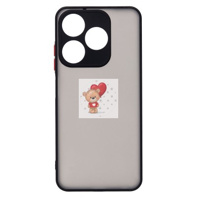 Чехол-накладка для Tecno Spark 10C (черный) - PC041