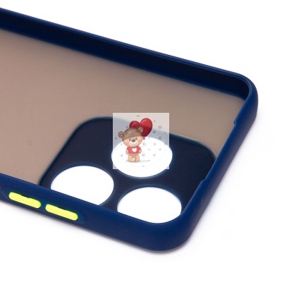 Чехол-накладка для Tecno Spark 10C (синий/черный) - PC041 Чехол-накладка для Tecno Spark 10C (синий/черный) - PC041