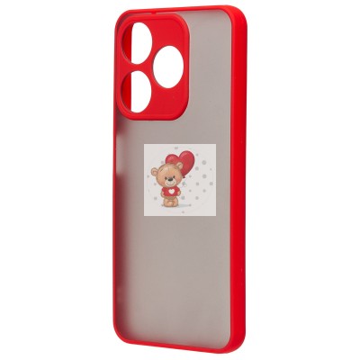 Чехол-накладка для Tecno Spark 10C (красный) - PC041 Чехол-накладка для Tecno Spark 10C (красный) - PC041