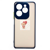 Чехол-накладка для Tecno Spark 20 Pro 5G (темно-синий) - PC041 Чехол-накладка для Tecno Spark 20 Pro 5G (темно-синий) - PC041