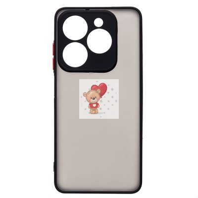 Чехол-накладка для Tecno Spark 20C (черный) - PC041