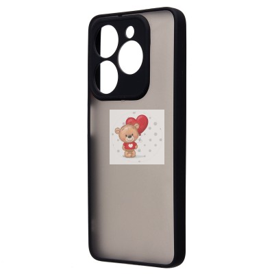 Чехол-накладка для Tecno Spark 20C (черный) - PC041