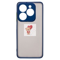 Чехол-накладка для Tecno Spark 20 (темно-синий) - PC041 Чехол-накладка для Tecno Spark 20 (темно-синий) - PC041