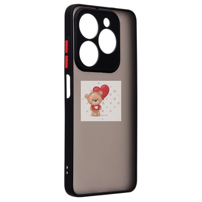 Чехол-накладка для Tecno Spark 20C (черный) - PC041