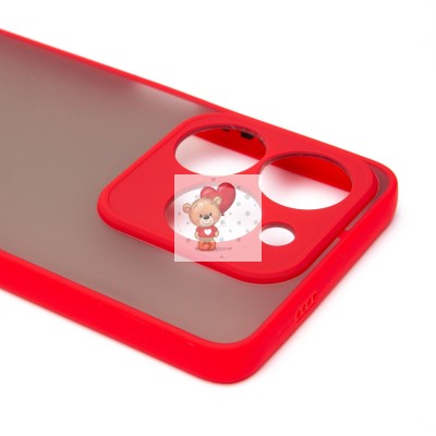 Чехол-накладка для Tecno Spark 20C (красный) - PC041