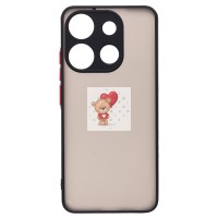 Чехол-накладка для Tecno Spark Go (черный) - PC041