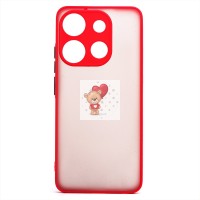 Чехол-накладка для Tecno Spark Go (красный) - PC041