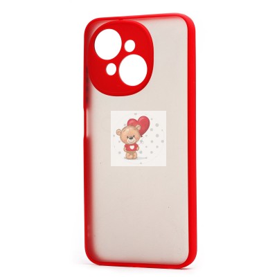 Чехол-накладка для Tecno Spark Go 1 (красный) - PC041