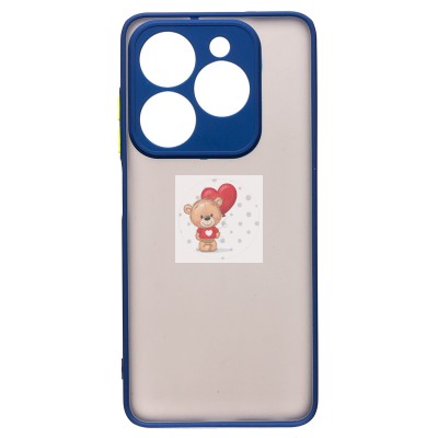 Чехол-накладка для Tecno Spark Go 2024 (темно-синий) - PC041 Чехол-накладка для Tecno Spark Go 2024 (темно-синий) - PC041