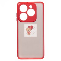 Чехол-накладка для Tecno Spark Go 2024 (красный) - PC041