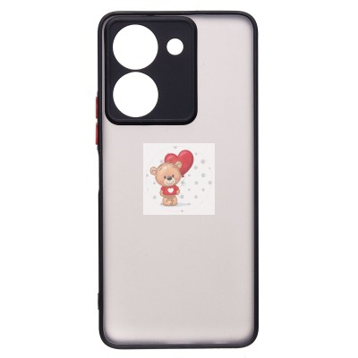 Чехол-накладка для Vivo Y36 5G Global (черный) - PC041