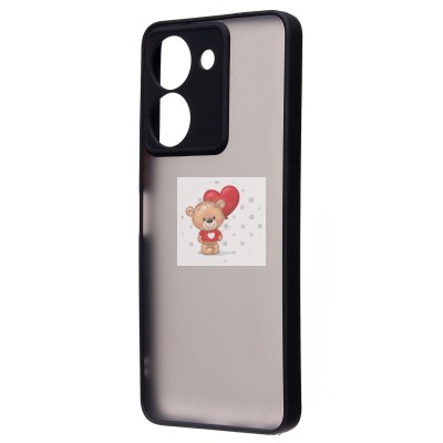 Чехол-накладка для Vivo Y36 5G Global (черный) - PC041 Чехол-накладка для Vivo Y36 5G Global (черный) - PC041