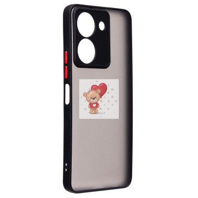 Чехол-накладка для Vivo Y36 5G Global (черный) - PC041 Чехол-накладка для Vivo Y36 5G Global (черный) - PC041