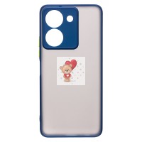 Чехол-накладка для Vivo Y36 5G Global (темно-синий) - PC041 Чехол-накладка для Vivo Y36 5G Global (темно-синий) - PC041