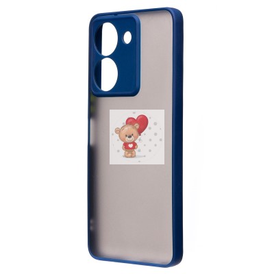 Чехол-накладка для Vivo Y36 5G Global (темно-синий) - PC041 Чехол-накладка для Vivo Y36 5G Global (темно-синий) - PC041