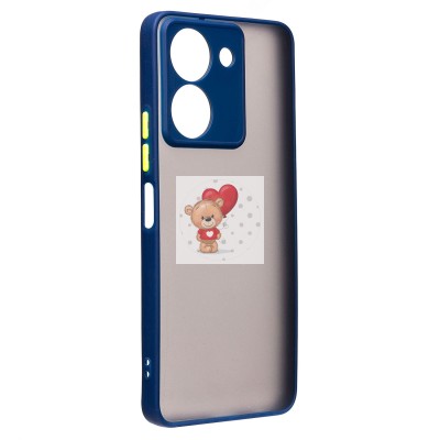 Чехол-накладка для Vivo Y36 5G Global (темно-синий) - PC041 Чехол-накладка для Vivo Y36 5G Global (темно-синий) - PC041