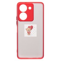 Чехол-накладка для Vivo Y36 5G Global (красный) - PC041 Чехол-накладка для Vivo Y36 5G Global (красный) - PC041