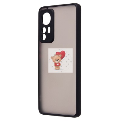 Чехол-накладка для Xiaomi 12 (черный/черный) - PC041