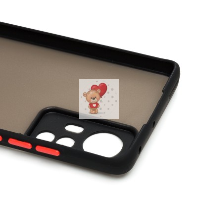 Чехол-накладка для Xiaomi 12 (черный/черный) - PC041