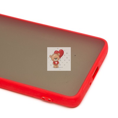 Чехол-накладка для Xiaomi 12 (красный/черный) - PC041