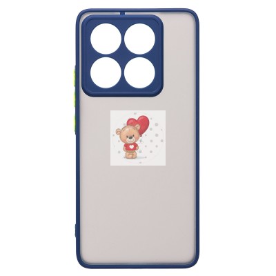 Чехол-накладка для Xiaomi 14T Pro (темно-синий) - PC041 Чехол-накладка для Xiaomi 14T Pro (темно-синий) - PC041