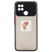 Чехол-накладка для Xiaomi Poco C40 (черный/черный) - PC041