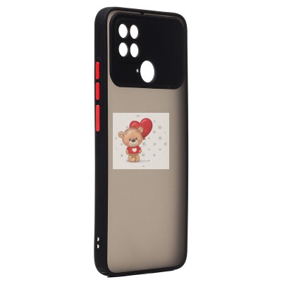 Чехол-накладка для Xiaomi Poco C40 (черный/черный) - PC041