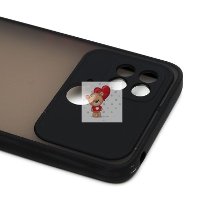 Чехол-накладка для Xiaomi Poco C40 (черный/черный) - PC041