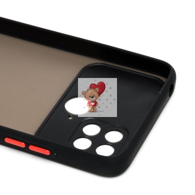 Чехол-накладка для Xiaomi Poco C40 (черный/черный) - PC041