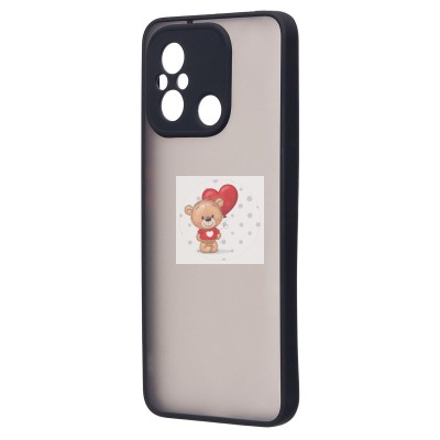 Чехол-накладка для Xiaomi Redmi 12C (черный/черный) - PC041 Чехол-накладка для Xiaomi Redmi 12C (черный/черный) - PC041