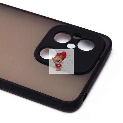 Чехол-накладка для Xiaomi Redmi 12C (черный/черный) - PC041 Чехол-накладка для Xiaomi Redmi 12C (черный/черный) - PC041