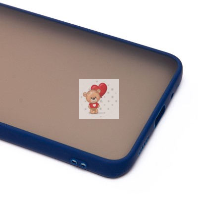 Чехол-накладка для Xiaomi Redmi 12C (синий/черный) - PC041