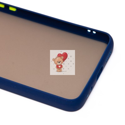 Чехол-накладка для Xiaomi Redmi 12C (синий/черный) - PC041