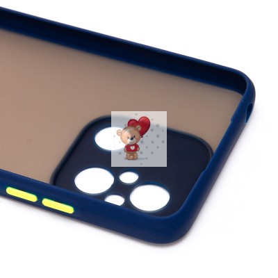 Чехол-накладка для Xiaomi Redmi 12C (синий/черный) - PC041