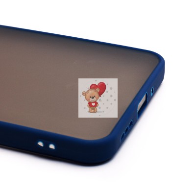 Чехол-накладка для Xiaomi Poco C65 (темно-синий) - PC041