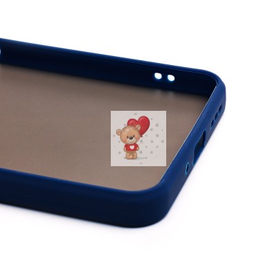 Чехол-накладка для Xiaomi Poco C65 (темно-синий) - PC041