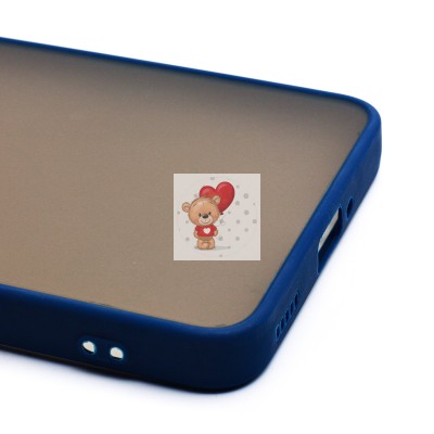 Чехол-накладка для Xiaomi Poco F6 Pro (темно-синий) - PC041