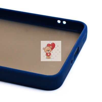 Чехол-накладка для Xiaomi Poco F6 Pro (темно-синий) - PC041