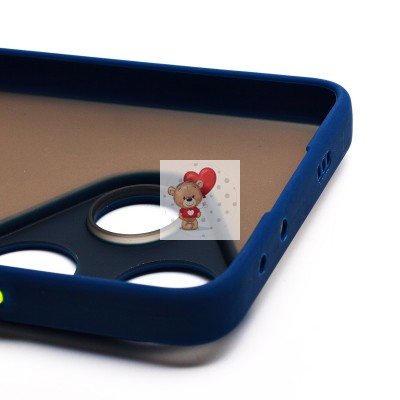 Чехол-накладка для Xiaomi Poco F6 (темно-синий) - PC041