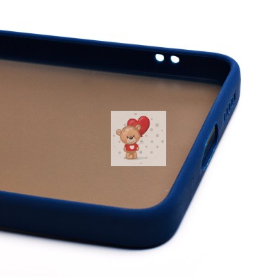 Чехол-накладка для Xiaomi Poco F6 (темно-синий) - PC041