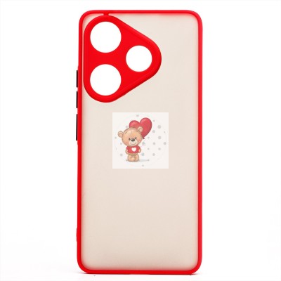 Чехол-накладка для Xiaomi Poco F6 (красный) - PC041