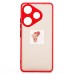 Чехол-накладка для Xiaomi Poco F6 (красный) - PC041