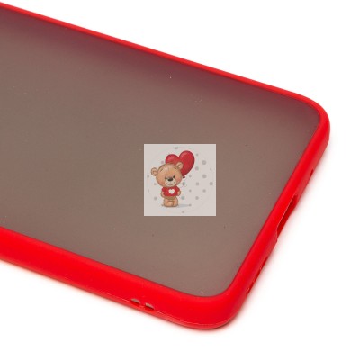 Чехол-накладка для Xiaomi Poco M3 Pro 5G (красный/черный) - PC041