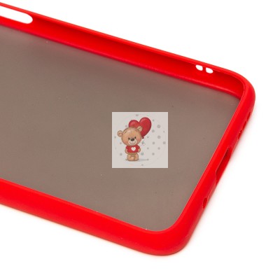 Чехол-накладка для Xiaomi Poco M3 Pro 5G (красный/черный) - PC041