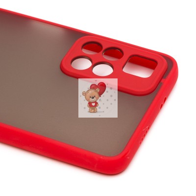 Чехол-накладка для Xiaomi Redmi Note 11 5G (красный/черный) - PC041