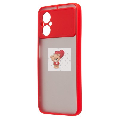 Чехол-накладка для Xiaomi Poco M5 (красный) - PC041